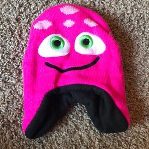 Hat, Super Cute Thick Pink Black Face Winter Hat